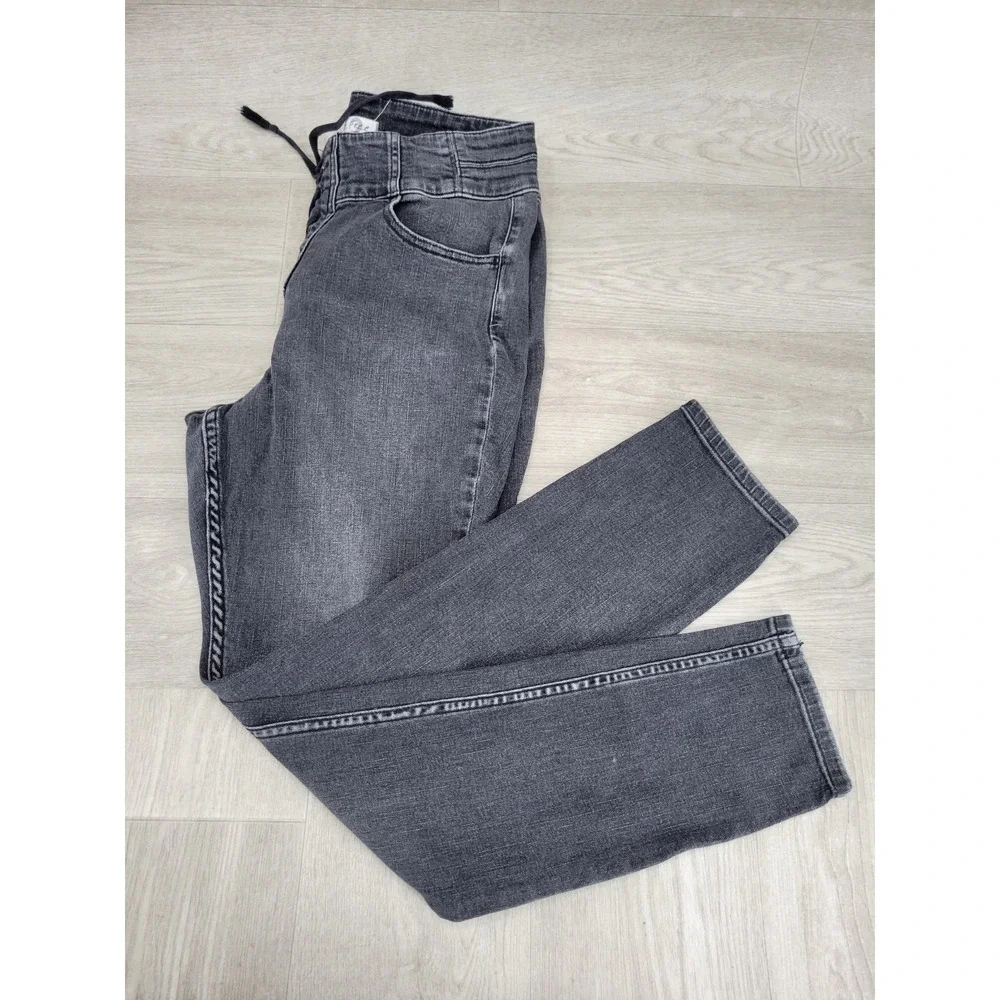 We The Free Curvy Lace-Up Button Fly Jeans Women's 32 Black Free People